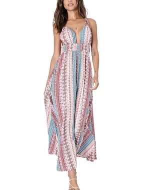 tea gardens navy blue floral print satin maxi dress LTS Tall Women's Indigo Blue Floral Tie Waist Maxi Dress